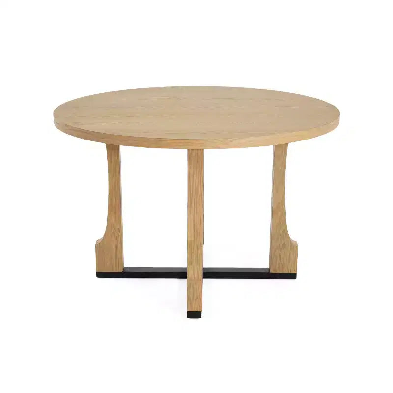 Table de salle à manger ronde Christopher Knight Home Dakota 48 avec cadre rustique en croix