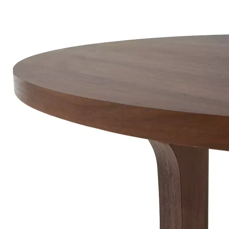 Table de salle à manger ronde Christopher Knight Home Dakota 48 avec cadre rustique en croix