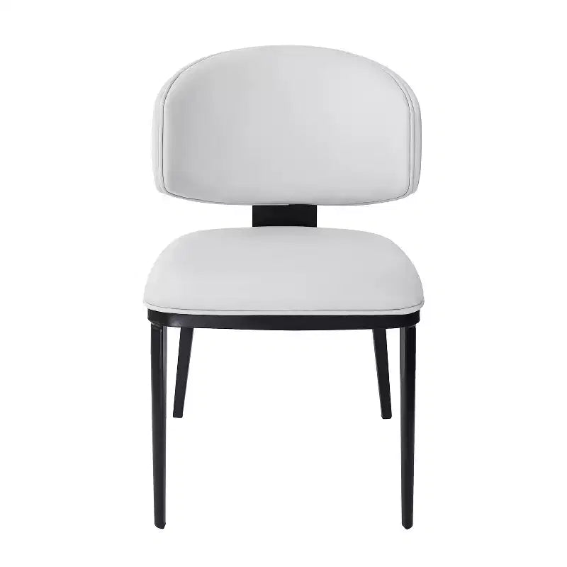 Christopher Knight Home Enoch Chaises de salle à manger modernes rembourrées en similicuir (Lot de 2)