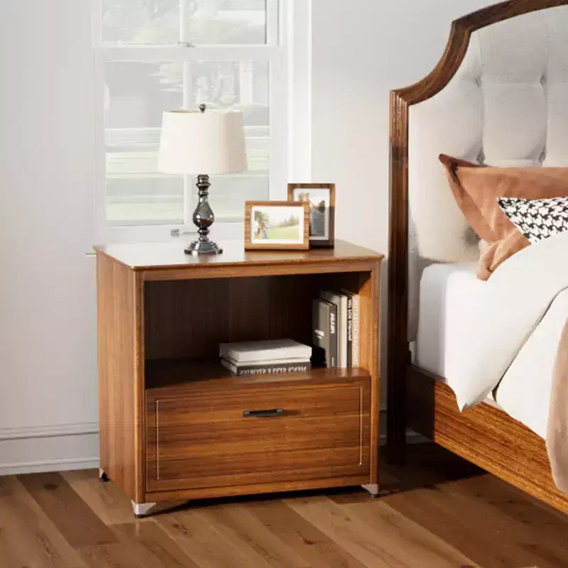 Meuble de rangement pour dossiers avec écran 29", Noyer