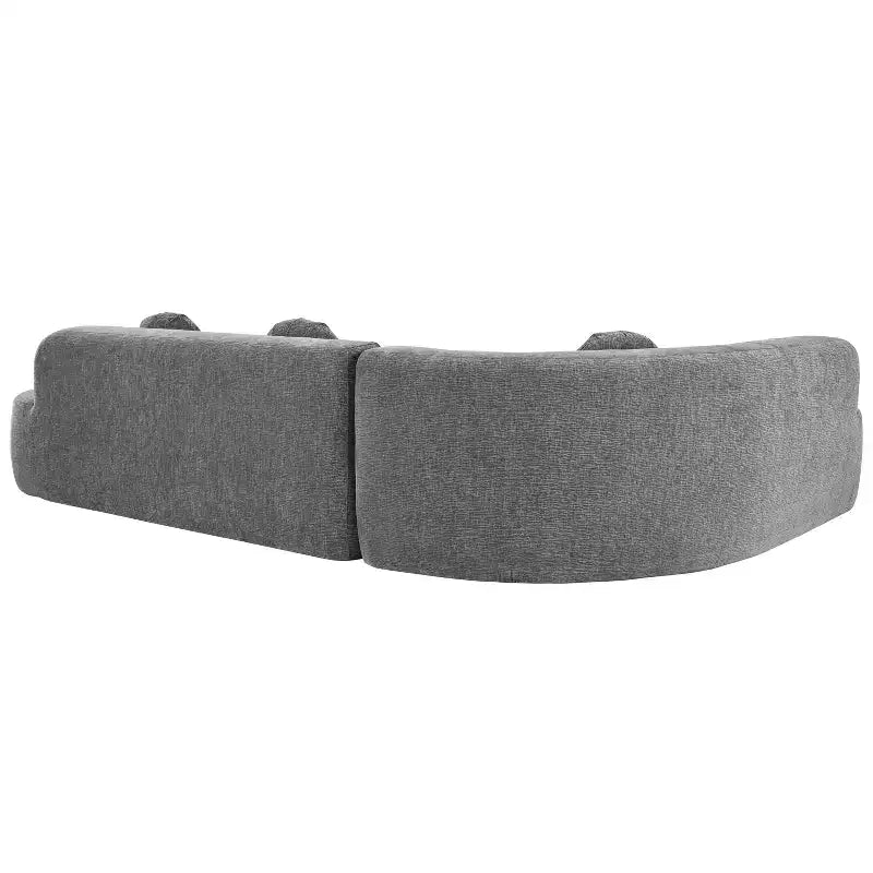 Christopher Knight Home Patrick 122 Canapé d'angle moderne très grand en chenille avec oreillers