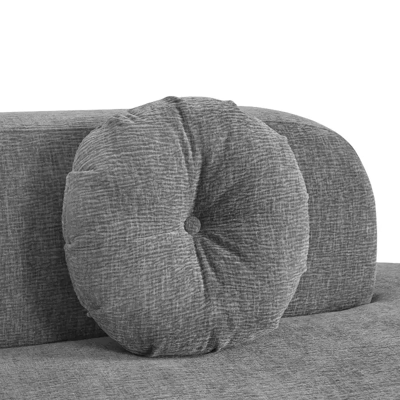 Christopher Knight Home Patrick 122 Canapé d'angle moderne très grand en chenille avec oreillers