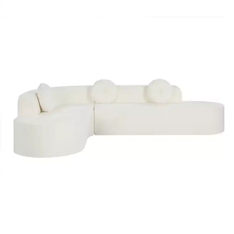 Christopher Knight Home Patrick 122 Canapé d'angle moderne très grand en chenille avec oreillers