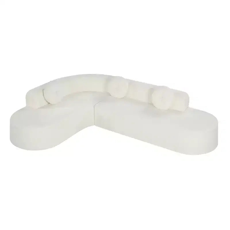 Christopher Knight Home Patrick 122 Canapé d'angle moderne très grand en chenille avec oreillers