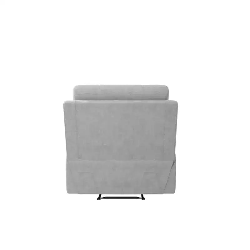 Fauteuil inclinable DHP McAllen, tissu texturé gris clair