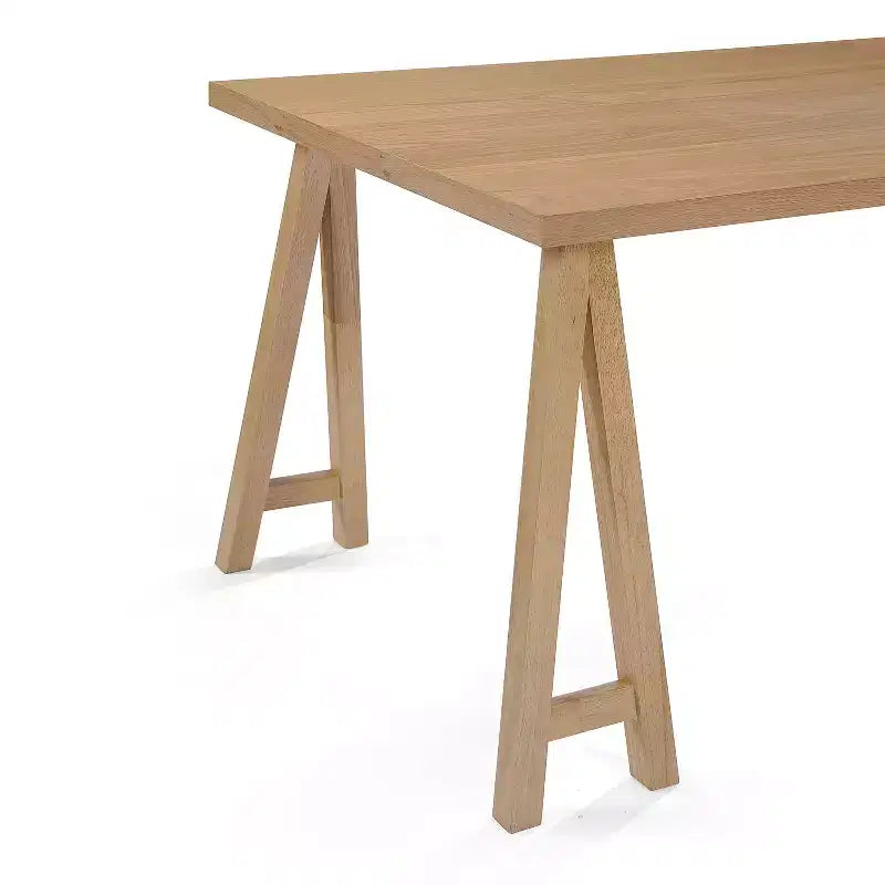Table de salle à manger moderne en bois de style Mid-Century GDFStudio Sabrina