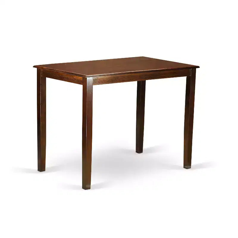 Ensemble de salle à manger à hauteur de comptoir en bois d'hévéa style transitionnel 135