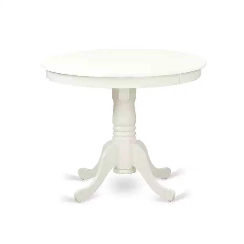 Ensemble de table à manger ronde HomeStock Linen White