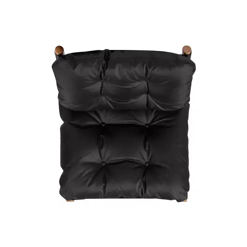 Fauteuil d'appoint moderne du milieu du siècle Jennifer Taylor Home Oxford 26.5 en cuir, cuir noir de jais