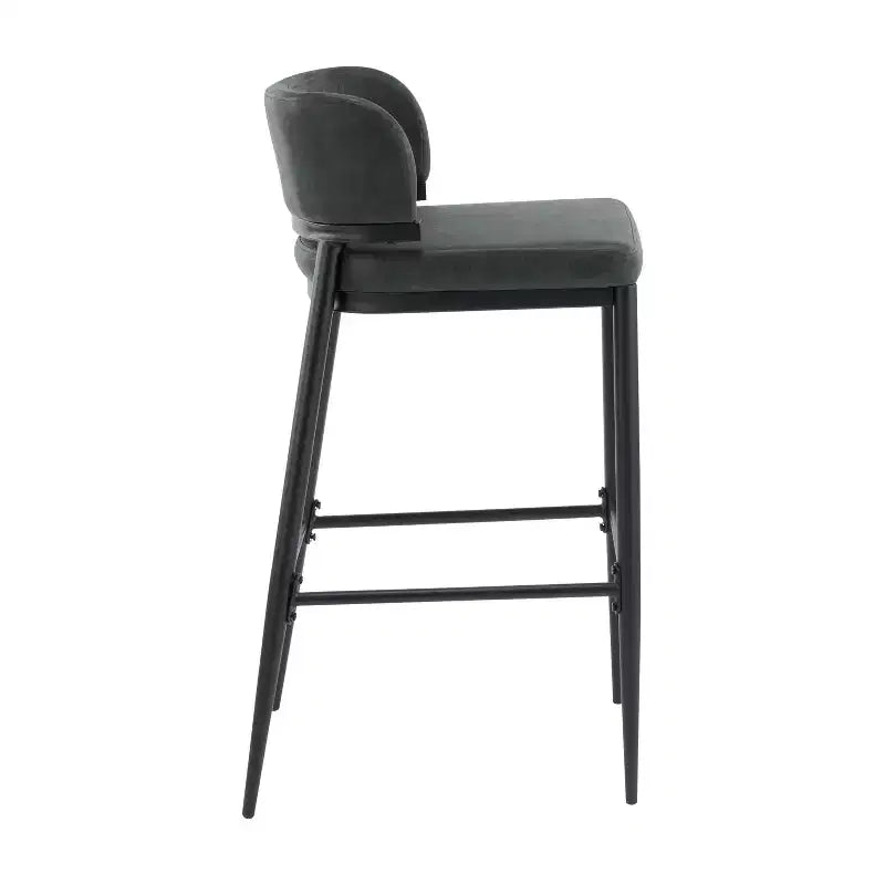 Christopher Knight Home Carolyn Tabourets de bar industriels en métal et similicuir (lot de 2)