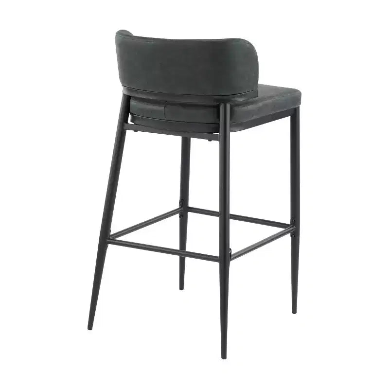 Christopher Knight Home Carolyn Tabourets de bar industriels en métal et similicuir (lot de 2)