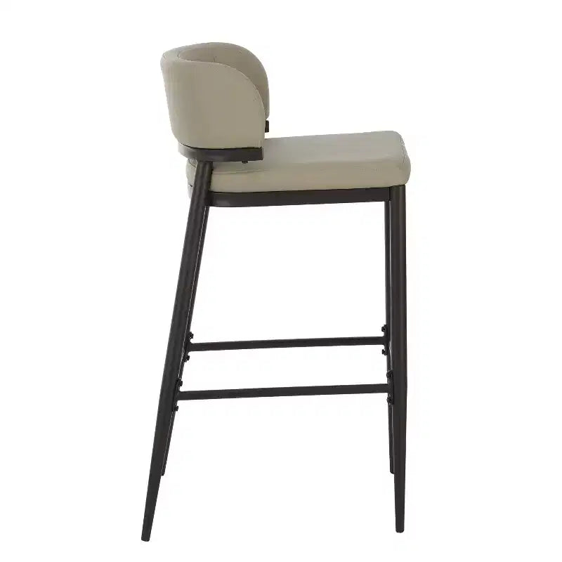Christopher Knight Home Carolyn Tabourets de bar industriels en métal et similicuir (lot de 2)