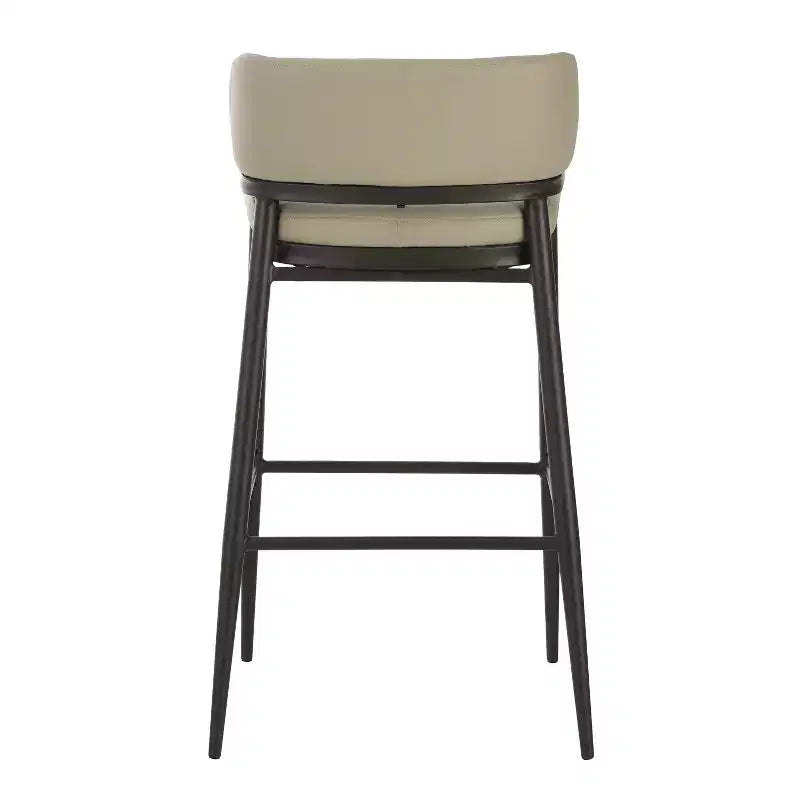 Christopher Knight Home Carolyn Tabourets de bar industriels en métal et similicuir (lot de 2)