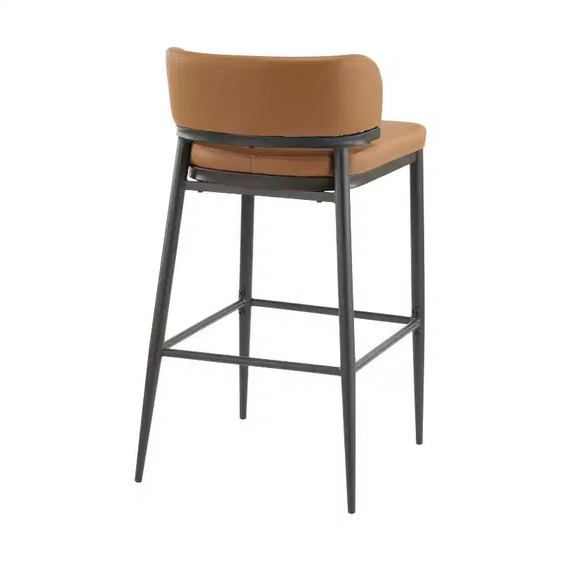 Christopher Knight Home Carolyn Tabourets de bar industriels en métal et similicuir (lot de 2)