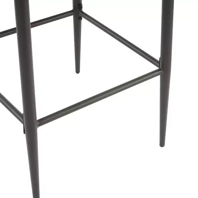 Christopher Knight Home Carolyn Tabourets de bar industriels en métal et similicuir (lot de 2)