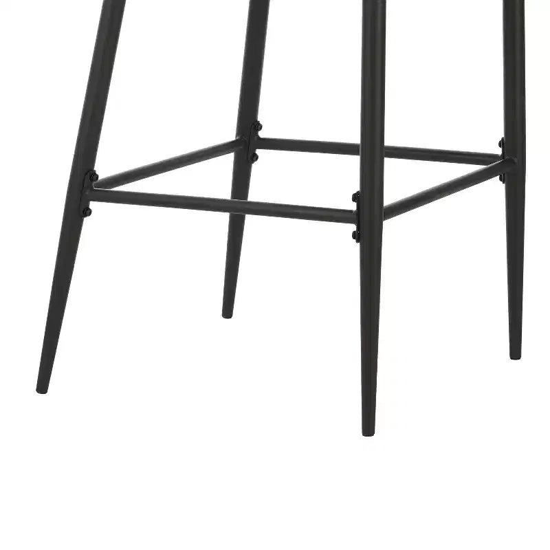Christopher Knight Home Carolyn Tabourets de bar industriels en métal et similicuir (lot de 2)