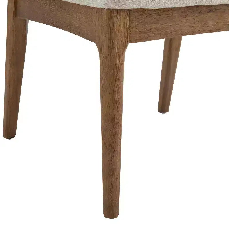 Christopher Knight Home Chaise de salle à manger Whim en bois d'hévéa avec dossier en rotin