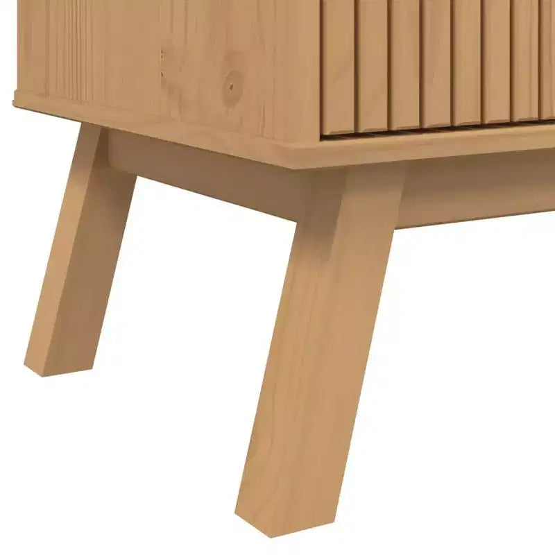 vidaXL Buffet OLDEN Marron 44,9x16,9x28,9 cm Bois de pin massif