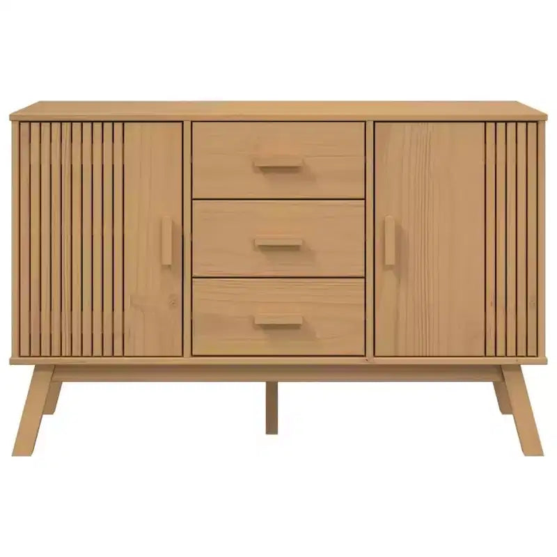 vidaXL Buffet OLDEN Marron 44,9x16,9x28,9 cm Bois de pin massif