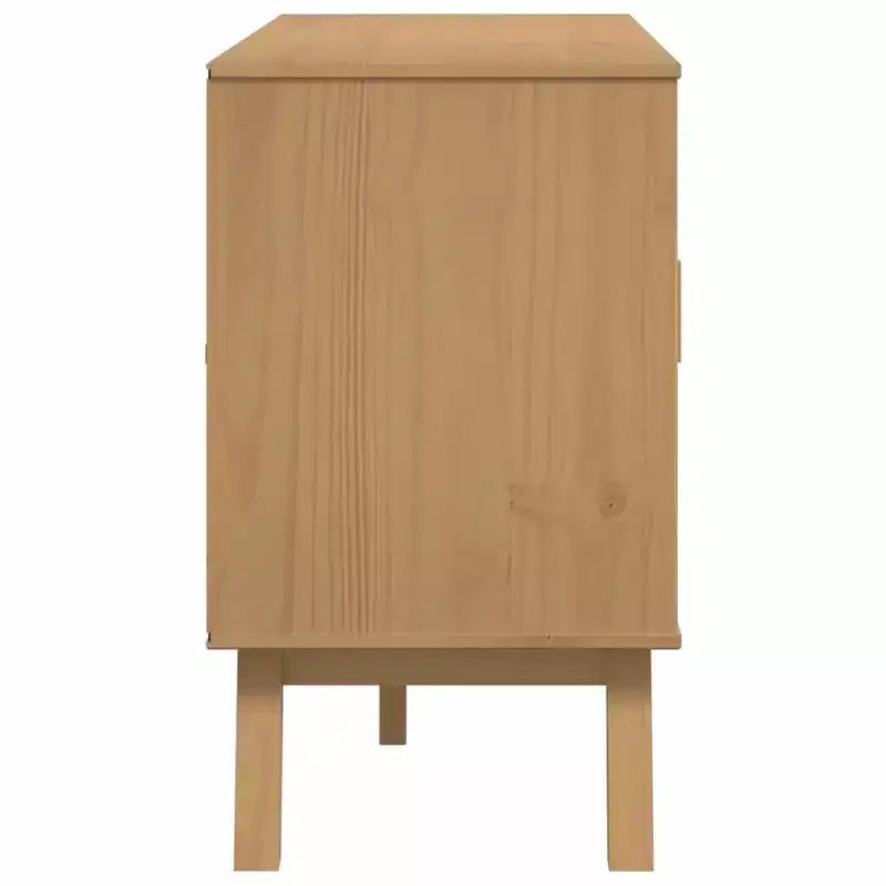 vidaXL Buffet OLDEN Marron 44,9x16,9x28,9 cm Bois de pin massif