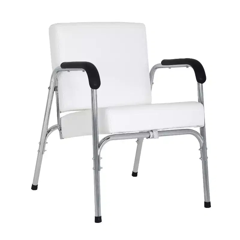 BestMassage Fauteuil de lavage Fauteuil de barbier avec accoudoir en similicuir