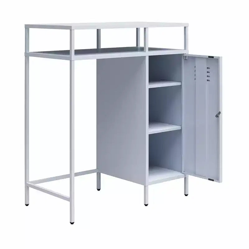 Mini-réfrigérateur de rangement de style casier métallique Novogratz Cache