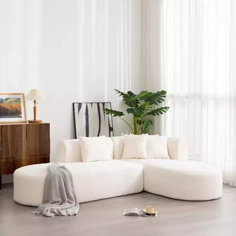 Canapé d'angle moderne Christopher Knight Home Imre rembourré 4 places avec oreillers