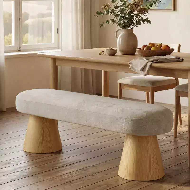 Banc de salle à manger multifonctionnel rembourré Ofra moderne Christopher Knight Home