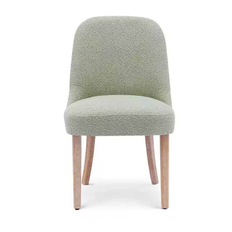 Chaise de salle à manger Genevieve en tissu bouclette de style Mid-Century Modern WestinTrends (lot de 6)