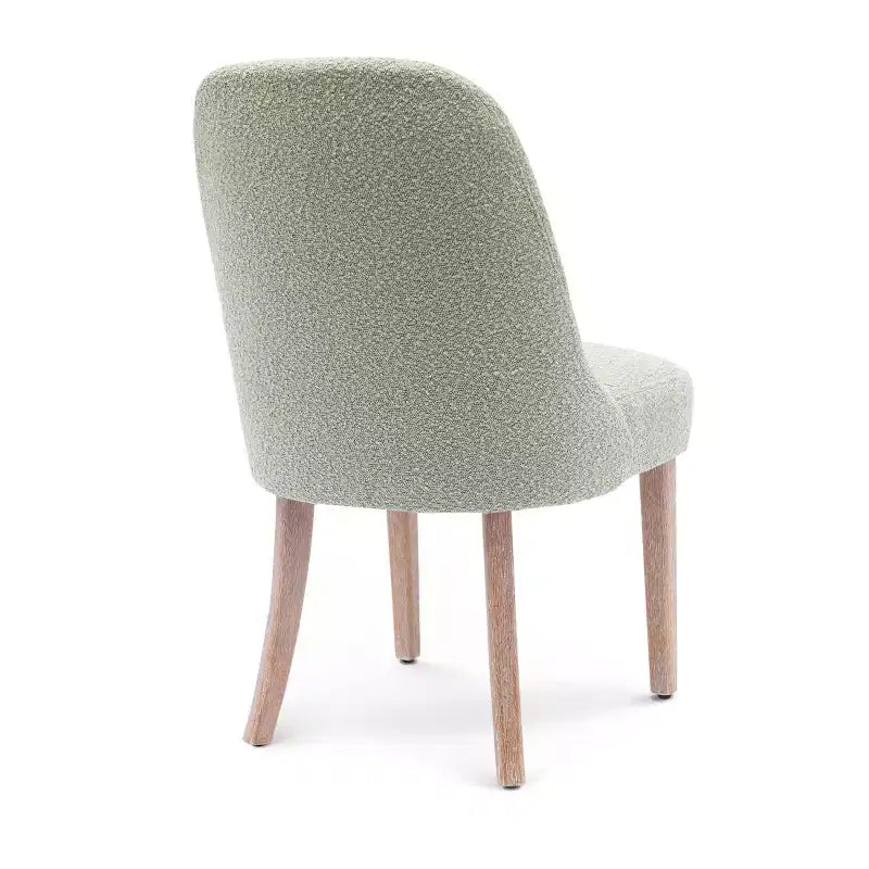 Chaise de salle à manger Genevieve en tissu bouclette de style Mid-Century Modern WestinTrends (lot de 6)