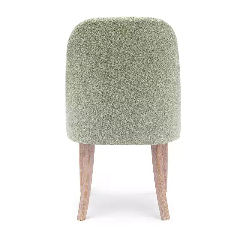 Chaise de salle à manger Genevieve en tissu bouclette de style Mid-Century Modern WestinTrends (lot de 6)