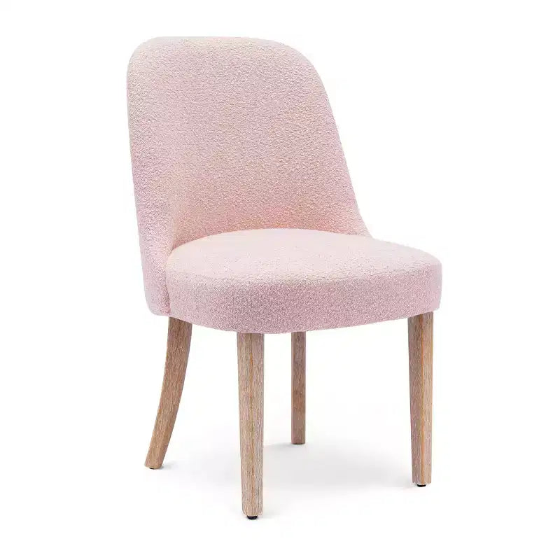 Chaise de salle à manger Genevieve en tissu bouclette de style Mid-Century Modern WestinTrends (lot de 6)