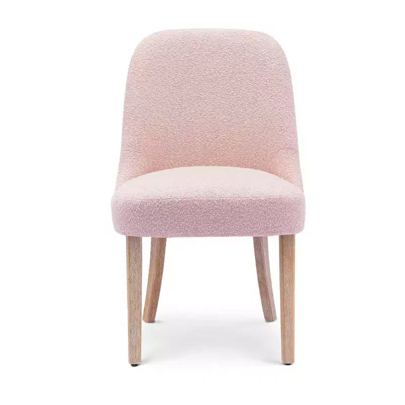 Chaise de salle à manger Genevieve en tissu bouclette de style Mid-Century Modern WestinTrends (lot de 6)