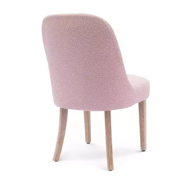 Chaise de salle à manger Genevieve en tissu bouclette de style Mid-Century Modern WestinTrends (lot de 6)