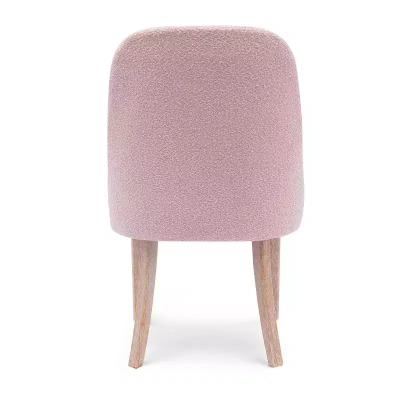 Chaise de salle à manger Genevieve en tissu bouclette de style Mid-Century Modern WestinTrends (lot de 6)