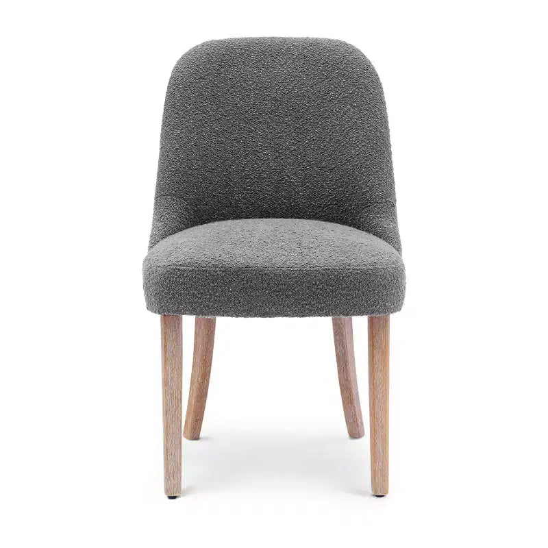 Chaise de salle à manger Genevieve en tissu bouclette de style Mid-Century Modern WestinTrends (lot de 6)