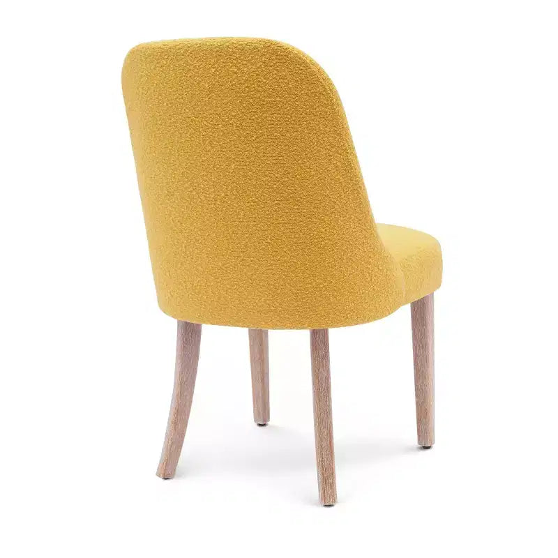 Chaise de salle à manger Genevieve en tissu bouclette de style Mid-Century Modern WestinTrends (lot de 6)