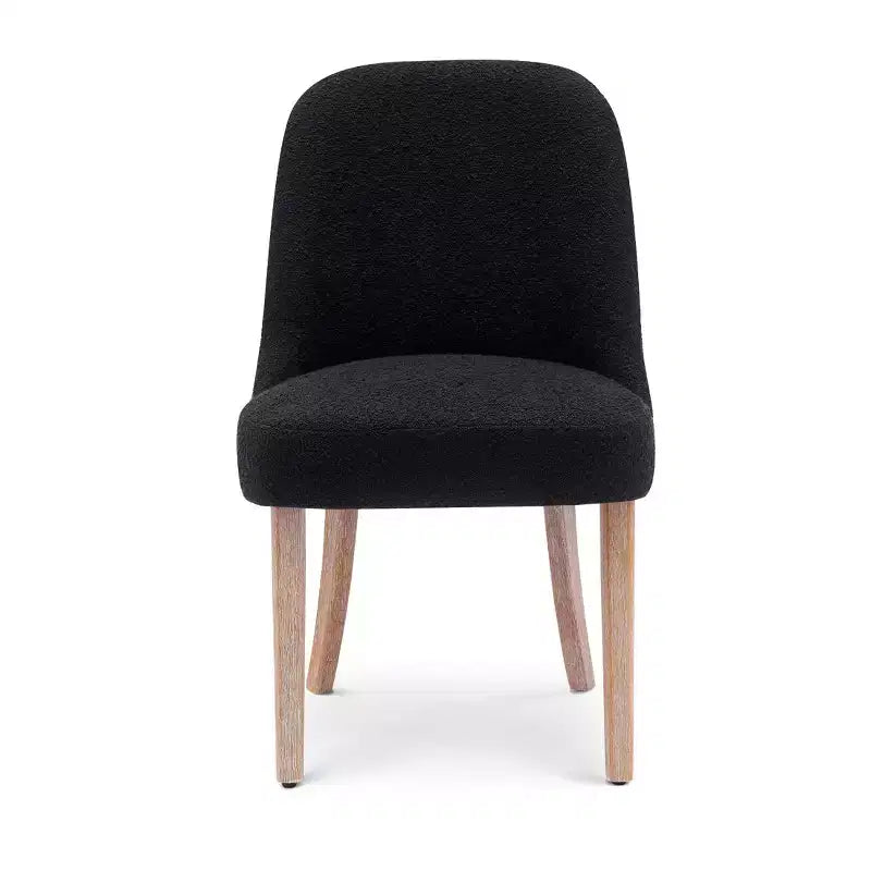 Chaise de salle à manger Genevieve en tissu bouclette de style Mid-Century Modern WestinTrends (lot de 6)