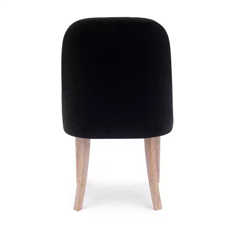 Chaise de salle à manger Genevieve en tissu bouclette de style Mid-Century Modern WestinTrends (lot de 6)
