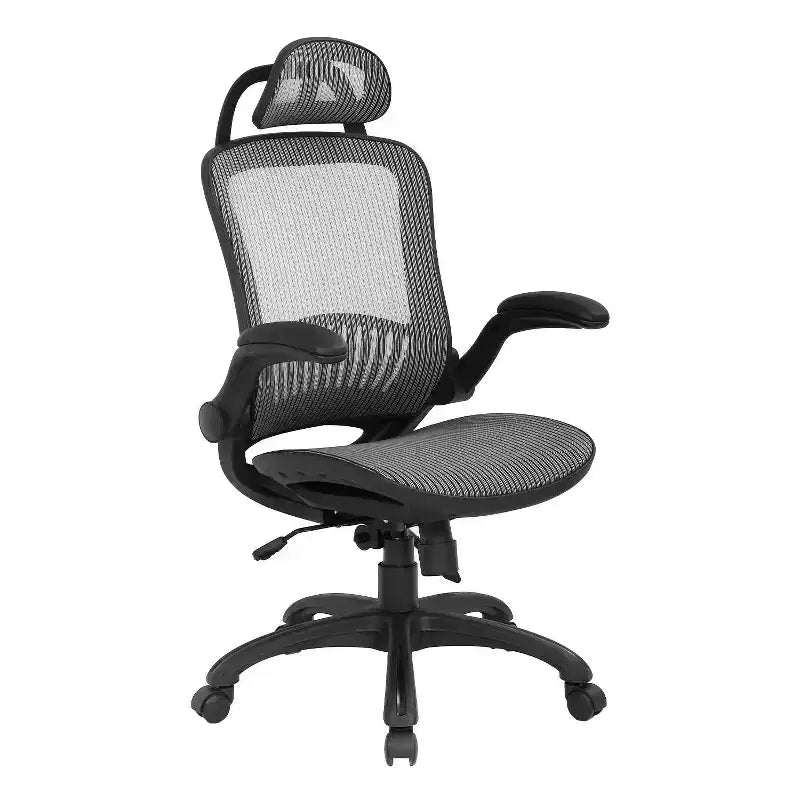 Chaise de bureau BestMassage - Chaise d'ordinateur - Chaise de direction à dossier haut