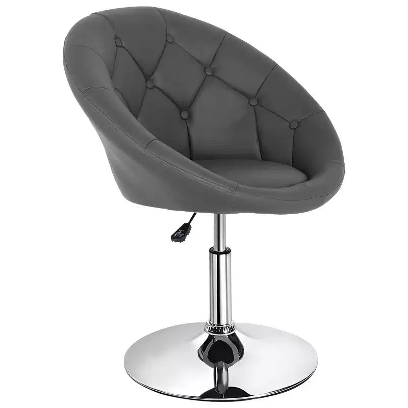 Chaise de Coiffeuse BestMassage Chaise de Maquillage Pivotante Moderne avec Hauteur Réglable Fauteuil d'Appoint