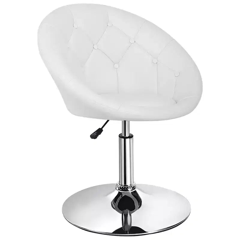 Chaise de Coiffeuse BestMassage Chaise de Maquillage Pivotante Moderne avec Hauteur Réglable Fauteuil d'Appoint