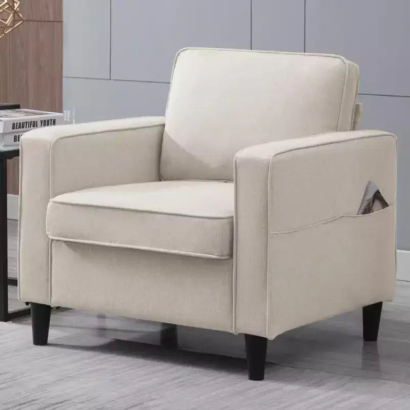 Mjkone Modern Single Sofa Chair for Living Room