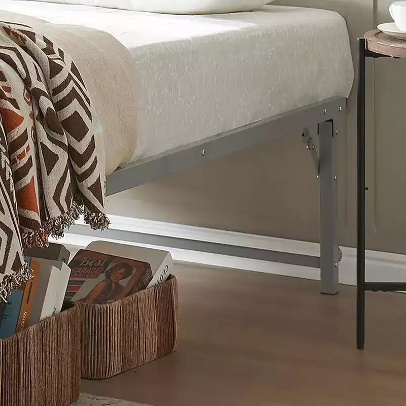 Cadre de lit gigogne escamotable en métal taille double avec roulettes de Kings Brand Furniture – Solution compacte robuste et élégante