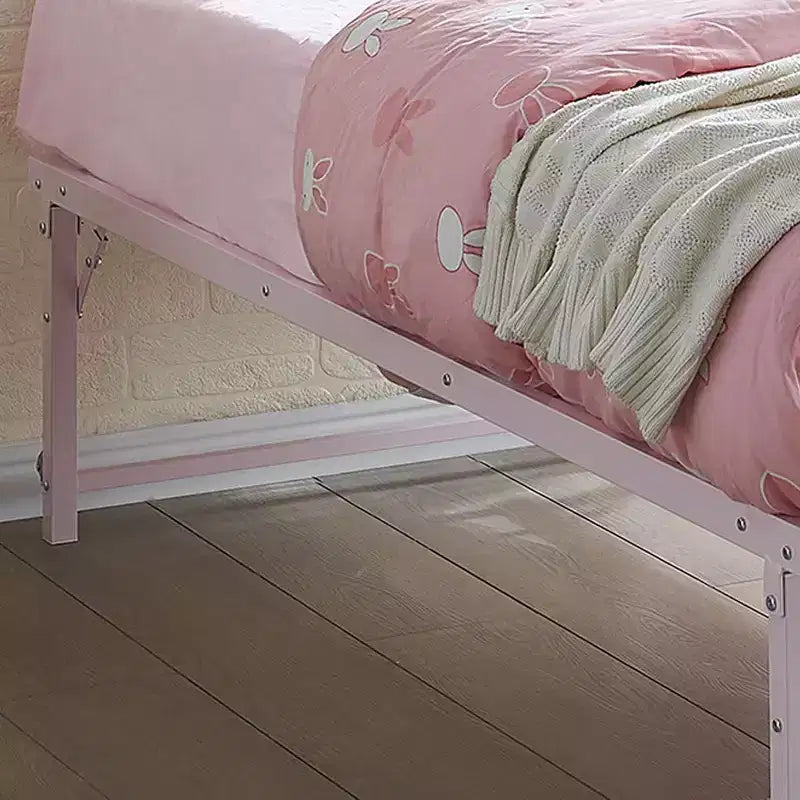Cadre de lit gigogne escamotable en métal taille double avec roulettes de Kings Brand Furniture – Solution compacte robuste et élégante