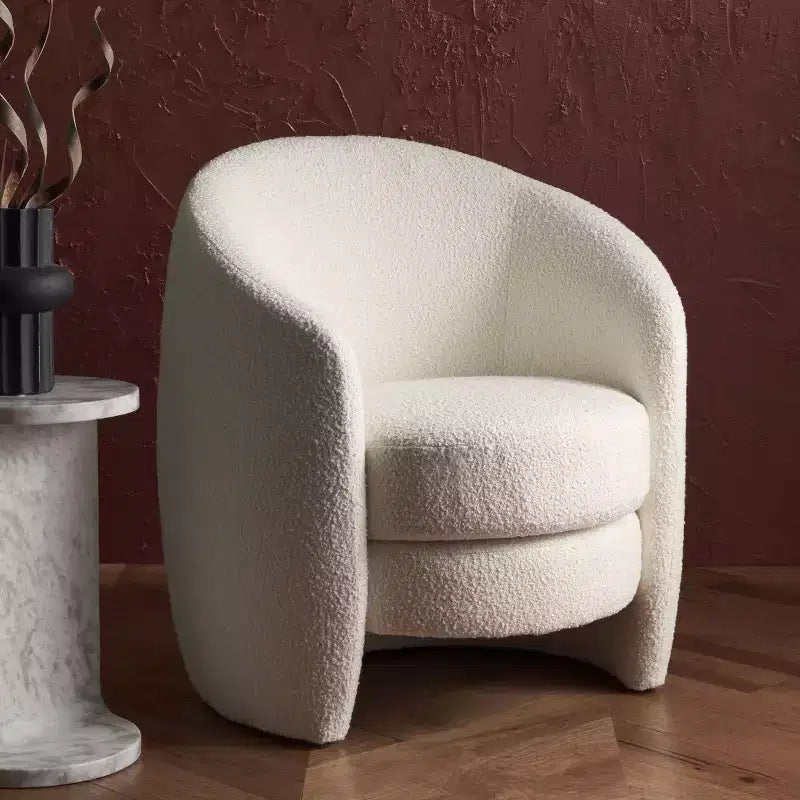 Fauteuil d'appoint en bouclé Danianna - SFV4803 - Safavieh Couture