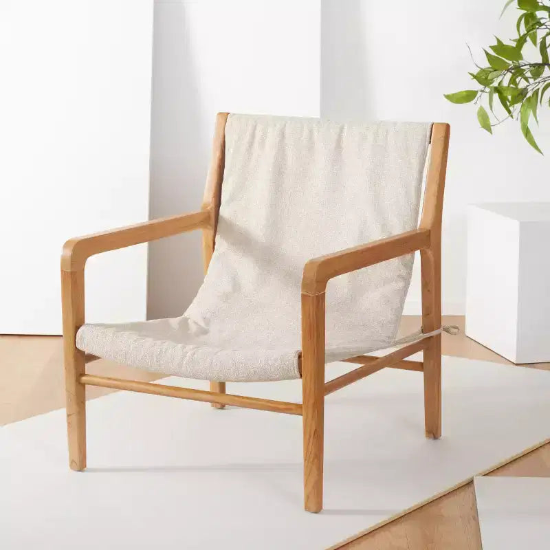 Chaise longue Osmond en lin - SFV9024 - Safavieh Couture