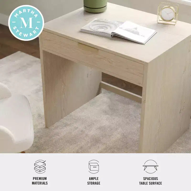 Bureau modulaire à un tiroir Martha Stewart Kayden Home Office