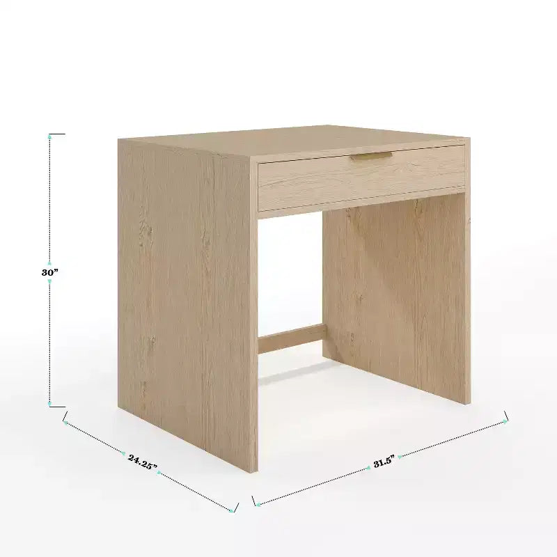 Bureau modulaire à un tiroir Martha Stewart Kayden Home Office