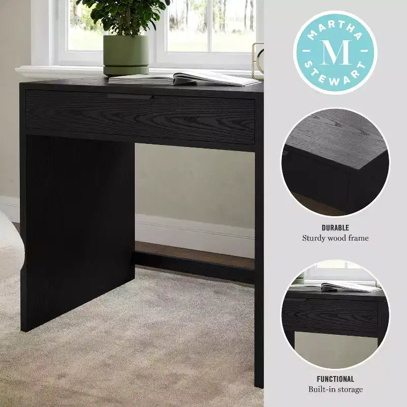 Bureau modulaire à un tiroir Martha Stewart Kayden Home Office